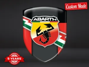 Fiat Abarth Adesivi Lunotto Auto Forti Tuning Lusso